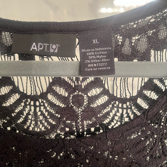 APT 9 lace tank top pool cover up size extra large - Picture 10 of 15